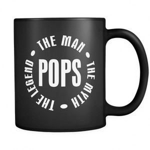 Pops The Man The Myth The Legend - Mug - TEEEVER - - Drinkware -TeeEver.com