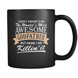 Men's World's Most Awesome Godfather - Mug - TEEEVER - Men's World's Most Awesome Godfather- Drinkware -TeeEver.com