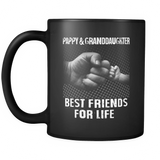 Pappy Granddaughter - Best Friends - Father's Day Gift - Mug - TEEEVER - - Drinkware -TeeEver.com