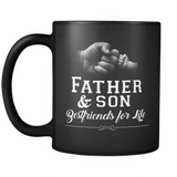 Men's Father Son Friends Fist Bump - Dad Father's Day Family - Mug - TEEEVER - - Drinkware -TeeEver.com