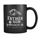 Men's Father Son Friends Fist Bump - Dad Father's Day Family - Mug - TEEEVER - Men's Father Son Friends Fist Bump TShirt Dad Father's Day Fami- Drinkware -TeeEver.com