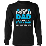World's Best Step Dad Father's Day - LS shirt