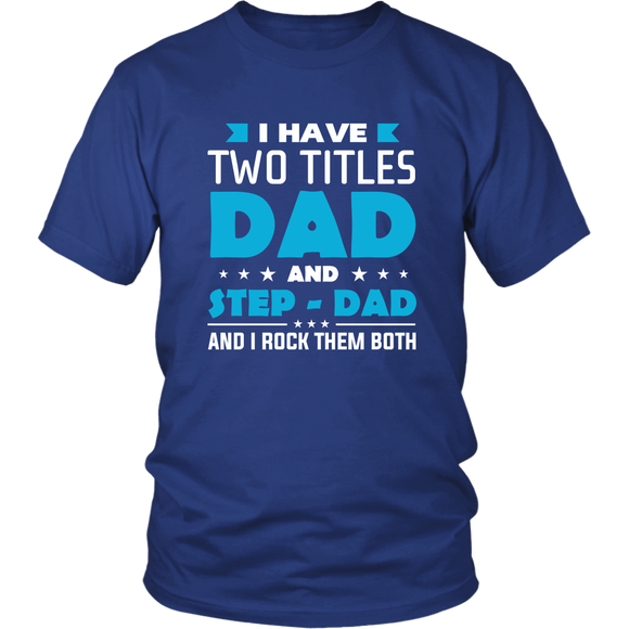 World's Best Step Dad Father's Day - T shirt
