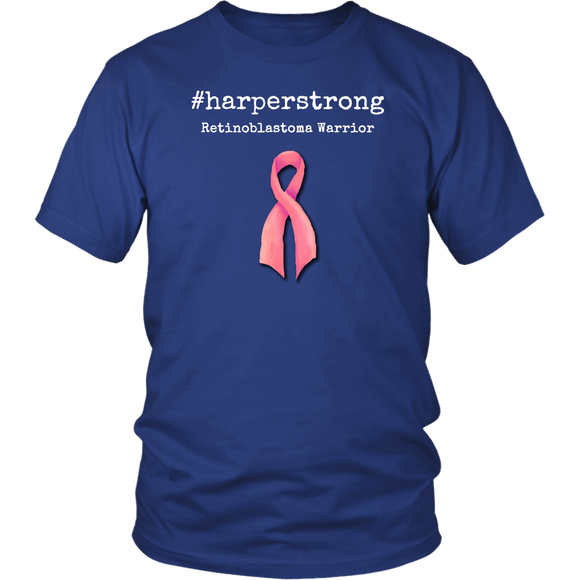 #harperstrong Retinoblastoma Warrior Cancer Awareness T-shirt