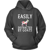 Easily Distracted By Goats - Hoodie