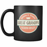 Great Grandpa -  Vintage Fathers Day Gift - Mug - TEEEVER - - Drinkware -TeeEver.com