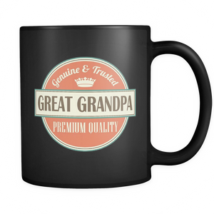 Great Grandpa -  Vintage Fathers Day Gift - Mug - TEEEVER - - Drinkware -TeeEver.com