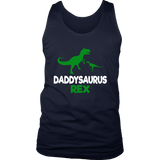 Funny Father's Day Gift Idea - Daddysaurus Rex tank top