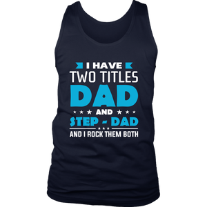 World's Best Step Dad Father's Day tank top
