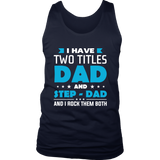 World's Best Step Dad Father's Day tank top