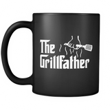 Men's The Grillfather Barbeque and Grilling - Mug - TEEEVER - - Drinkware -TeeEver.com