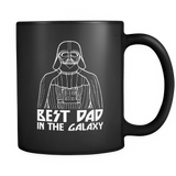 Star Wars Darth Vader Best Dad In Galaxy Graphic - Mug - TEEEVER - Star Wars Darth Vader Best Dad In Galaxy Graphic- Drinkware -TeeEver.com