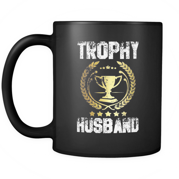 Men's Trophy Husband Funny Father's Day Gift - Mug - TEEEVER - - Drinkware -TeeEver.com