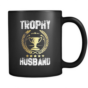 Men's Trophy Husband Funny Father's Day Gift - Mug - TEEEVER - - Drinkware -TeeEver.com