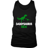 Funny Father's Day Gift Idea - Daddysaurus Rex tank top