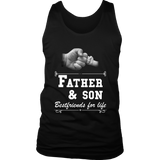 Mens Father Son Friends Fist Bump - Dad Father's Day Family - Tank top
