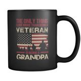 I Love More Than Being A Veteran Is Being A Grandpa - Mug - TEEEVER - I Love More Than Being A Veteran Is Being A Grandpa- Drinkware -TeeEver.com