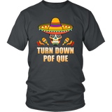 Sombrero Skull Turn Down Por Que Cinco De Mayo Party - T shirt
