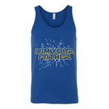 Men's I am your Father - Happy Father's Day - t shirt tank top hoodie - TEEEVER - Canvas Unisex Tank / Royal / S- T-shirt -TeeEver.com