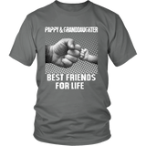 Pappy Granddaughter - Best Friends - Father's Day Gift - t shirt tank top hoodie - TEEEVER - District Unisex Shirt / Grey / S- T-shirt -TeeEver.com