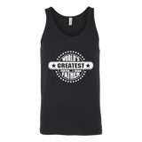 Father's day gift- world greatest farter i mean father - t shirt tank top - TEEEVER - Canvas Unisex Tank / Black / S- T-shirt -TeeEver.com