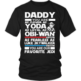 daddy you are as clever as yoda - father - T-shirt,tank top,hoodie - TEEEVER - District Unisex Shirt / Black / S- T-shirt -TeeEver.com