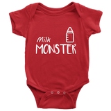 Beer Monster, Milk Monster Father And Baby - for baby - TEEEVER - Baby Onesie / Red / NB- T-shirt -TeeEver.com