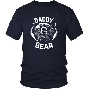 PAPA Bear - father's day new papa - Daddy - T-shirt,tank top,hoodie - TEEEVER - District Unisex Shirt / Navy / S- T-shirt -TeeEver.com