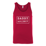 [High Quality] Gift For First Time New Dad To Be - First Father's Day - T shirt tank top hoodie - Canvas Unisex Tank / Red / S- T-shirt -TeeEver.com