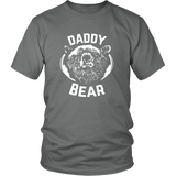 PAPA Bear - father's day new papa - Daddy - T-shirt,tank top,hoodie - TEEEVER - District Unisex Shirt / Grey / S- T-shirt -TeeEver.com