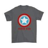 Super Dad - Father and Son Matching T-shirt - Gildan Mens T-Shirt / Charcoal / S- T-shirt -TeeEver.com