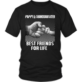 Pappy Granddaughter - Best Friends - Father's Day Gift - t shirt tank top hoodie - TEEEVER - District Unisex Shirt / Black / S- T-shirt -TeeEver.com