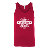 Father's day gift- world greatest farter i mean father - t shirt tank top - TEEEVER - Canvas Unisex Tank / Red / S- T-shirt -TeeEver.com