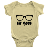 Father's Day Shirts - Big Geek and Lil' Geek Tees One Piece Son - TEEEVER - Baby Onesie / Lemon / NB- T-shirt -TeeEver.com