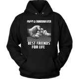 Pappy Granddaughter - Best Friends - Father's Day Gift - t shirt tank top hoodie - TEEEVER - Unisex Hoodie / Black / S- T-shirt -TeeEver.com