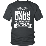 Mens Greatest Dads Get Promoted To Grandpa - Father's Day - T shirt tank top hoodie - District Unisex Shirt / Charcoal / S- T-shirt -TeeEver.com