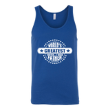Father's day gift- world greatest farter i mean father - t shirt tank top - TEEEVER - Canvas Unisex Tank / Royal / S- T-shirt -TeeEver.com