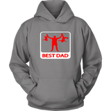 [High Quality] Best Dad - Gift For Father's Day - T shirt tank top hoodie - TEEEVER - Unisex Hoodie / Grey / S- T-shirt -TeeEver.com