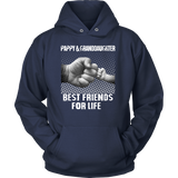 Pappy Granddaughter - Best Friends - Father's Day Gift - t shirt tank top hoodie - TEEEVER - Unisex Hoodie / Navy / S- T-shirt -TeeEver.com