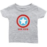 Side Kick - Father and Son Matching - Shirt - Infant T-Shirt / Heather Grey / 6M- T-shirt -TeeEver.com
