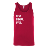 Father's Day Gift Best Bumpa ever - t shirt tank top - TEEEVER - Canvas Unisex Tank / Red / S- T-shirt -TeeEver.com