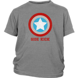 Side Kick - Father and Son Matching - Shirt - District Youth Shirt / Sport Grey / XS- T-shirt -TeeEver.com