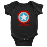 Side Kick - Father and Son Matching - Shirt - Baby Onesie / Black / NB- T-shirt -TeeEver.com