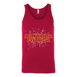 Men's I am your Father - Happy Father's Day - t shirt tank top hoodie - TEEEVER - Canvas Unisex Tank / Red / S- T-shirt -TeeEver.com