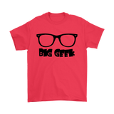 Father's Day - Big Geek and Lil' Geek Tees One Piece Dad - TEEEVER - Gildan Mens T-Shirt / Red / S- T-shirt -TeeEver.com