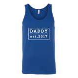 [High Quality] Gift For First Time New Dad To Be - First Father's Day - T shirt tank top hoodie - Canvas Unisex Tank / Royal / S- T-shirt -TeeEver.com