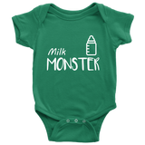 Beer Monster, Milk Monster Father And Baby - for baby - TEEEVER - Baby Onesie / Grass Green / NB- T-shirt -TeeEver.com