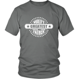 Father's day gift- world greatest farter i mean father - t shirt tank top - TEEEVER - District Unisex Shirt / Grey / S- T-shirt -TeeEver.com