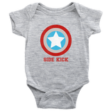 Side Kick - Father and Son Matching - Shirt - Baby Onesie / Heather Grey / NB- T-shirt -TeeEver.com