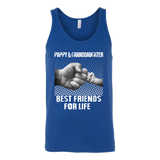 Pappy Granddaughter - Best Friends - Father's Day Gift - t shirt tank top hoodie - TEEEVER - Canvas Unisex Tank / Royal / S- T-shirt -TeeEver.com